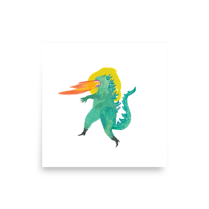 Godzilla, in Heels